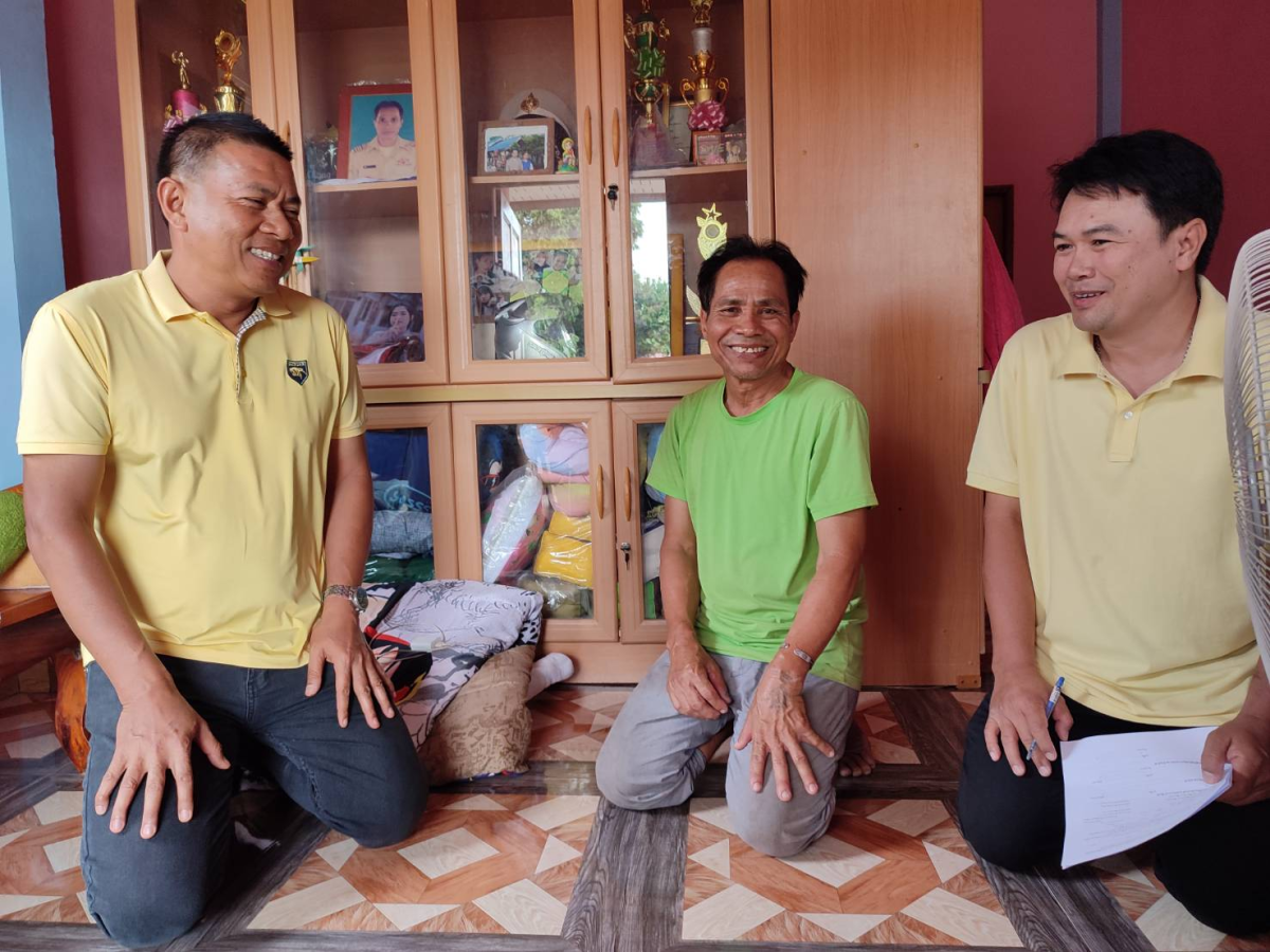 ลงพื้นที่เยี่ยมเยือนผู้ป่วยติดเตียง