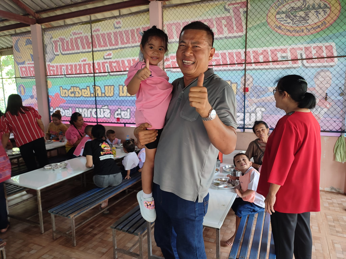 ปรับภูมิทัศน์ศูนย์พัฒนาเด็กเล็กจระเข้หินเพื่อปรับปรุงสภาพแวดล้อมและเพิ่มความสวยงามให้แก่ศูนย์พัฒนาเด็กเล็กจระเข้หิน