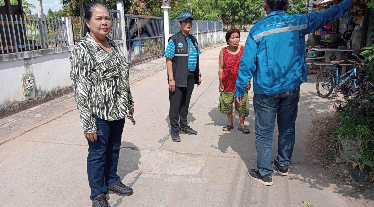 ลงพื้นที่สำรวจรางระบายให้เพื่อสอบถามปัญหาพร้อมหาแนวทางแก้ไข ณ บ้านจระเข้หินหมู่ที่ 8