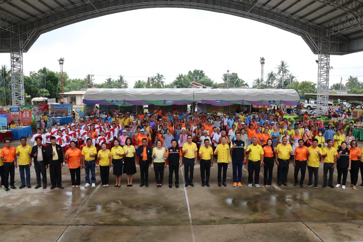 โครงการมหกรรมสุขภาพดีวิถีคนไทรยง-ไชยวาล ณ อาคารอเนกประสงค์เทศบาลตำบลไทรยง-ไชยวาล