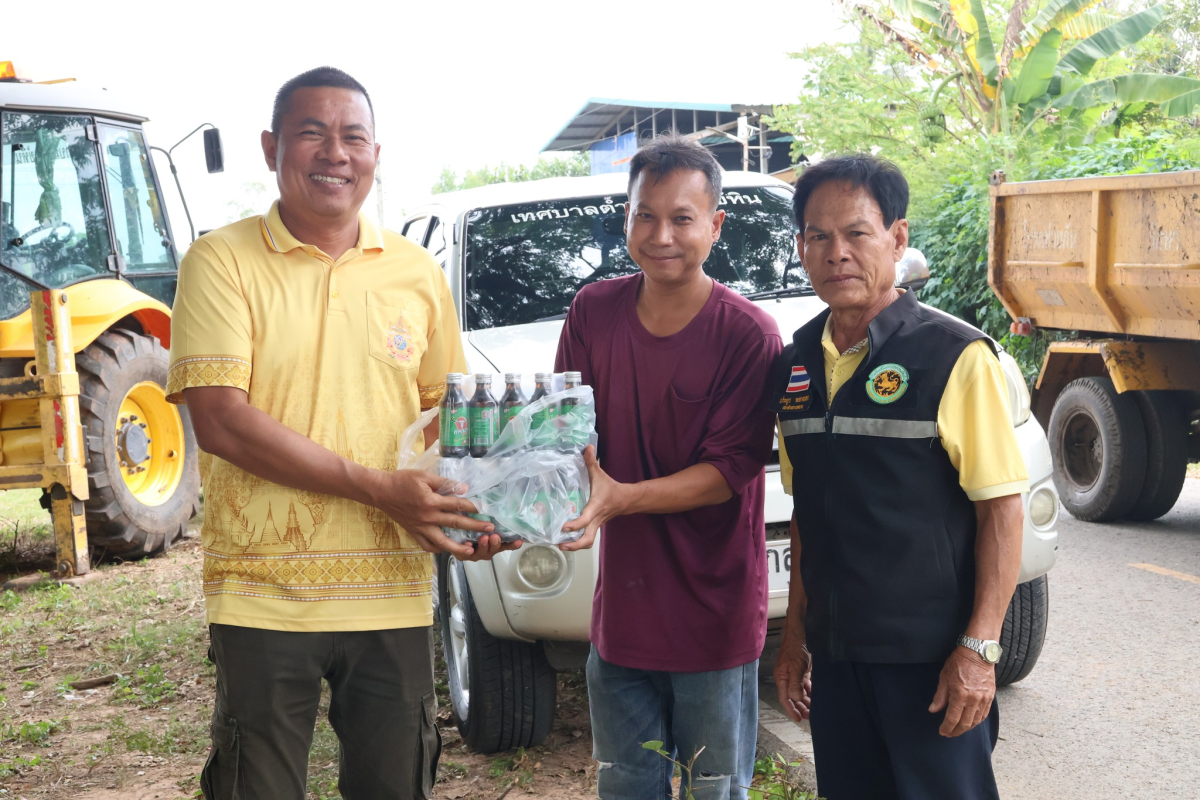 ลงพื้นที่ปรับภูมิทัศน์บริเวณคลองจระเข้หิน