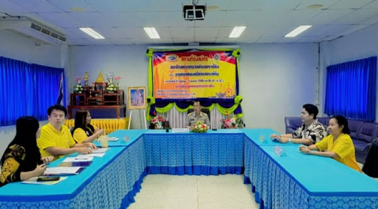 ลงพื้นที่ตรวจสอบหน่วยเลือกตั้งในเขตเทศบาลตำบลจระเข้หิน จำนวน 9 หน่วย 