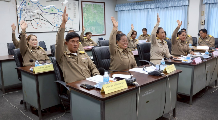 ประชุมสภาเทศบาลตำบลจระเข้หิน สมัยสามัญ สมัยที่ 2 ครั้ง ที่ 2 ประจำปี 2568