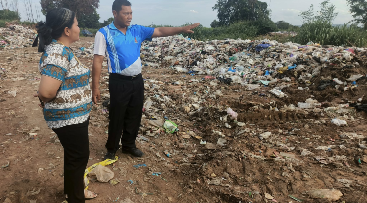 ลงพื้นที่สำรวจบ่อขยะเทศบาลตำบลจระเข้หิน เพื่อหาวิธีแก้ไขปัญหาขยะ