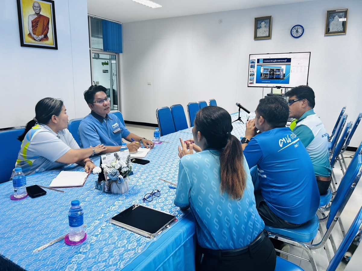 ประชุมปรึกษาหารือเรื่องน้ำประปา ร่วมกับการประปาส่วนภูมิภาค สาขา ครบุรี 