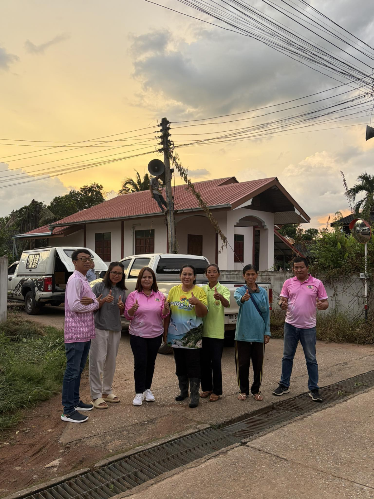 ลงสำรวจพื้นที่และทำการซ่อมแซมและติดตั้งขยายเครื่องขยายเสียงประชาสัมพันธ์เพิ่ม เพื่อที่ประชาชนชาวเทศบาลตำบลจระเข้หินจะได้รับข่าวสารอย่างทันท่วงที 