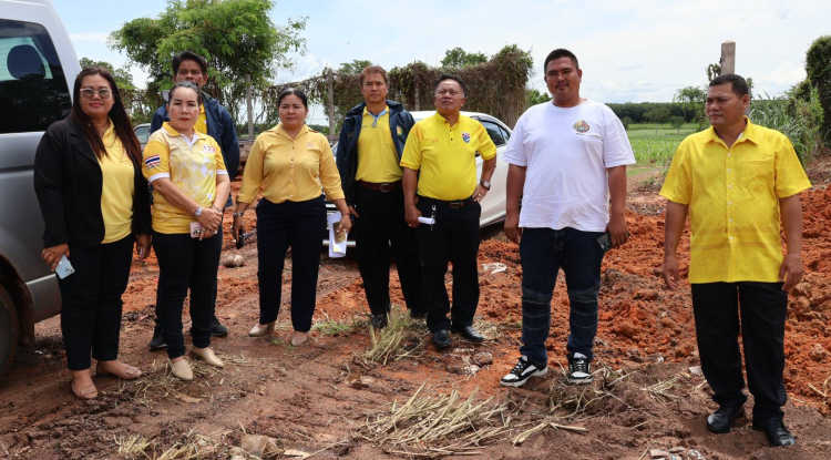 ลงพื้นที่แก้ไขปัญหาบ่อขยะเทศบาลตำบลจระเข้หินและทำการปรับภูมิทัศน์ให้ดียิ่งขึ้น