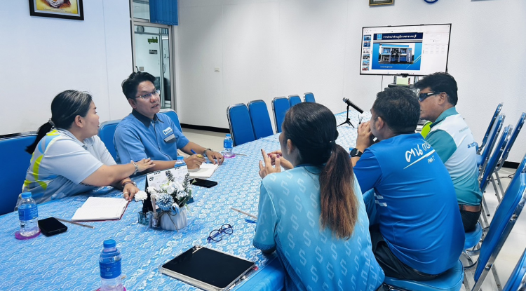 ประชุมปรึกษาหารือเรื่องน้ำประปา ร่วมกับการประปาส่วนภูมิภาค สาขา ครบุรี 