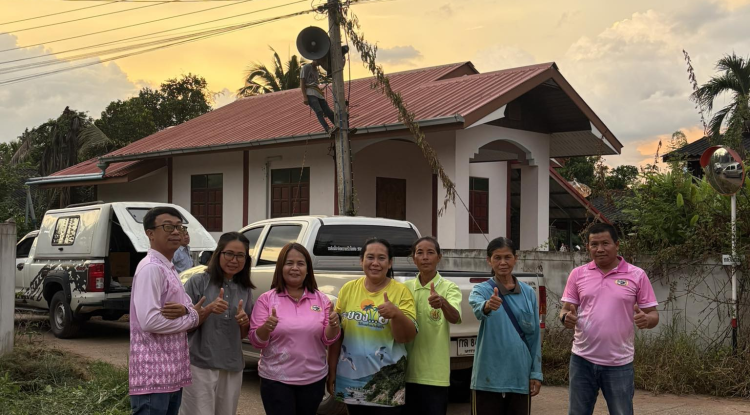 ลงสำรวจพื้นที่และทำการซ่อมแซมและติดตั้งขยายเครื่องขยายเสียงประชาสัมพันธ์เพิ่ม เพื่อที่ประชาชนชาวเทศบาลตำบลจระเข้หินจะได้รับข่าวสารอย่างทันท่วงที 