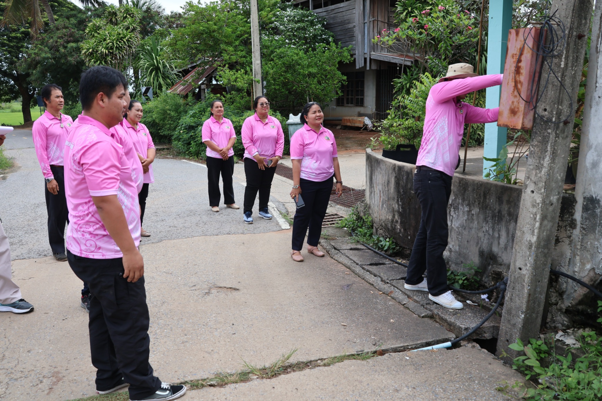 ลงพื้นที่ตรวจสอบถังดับเพลิง