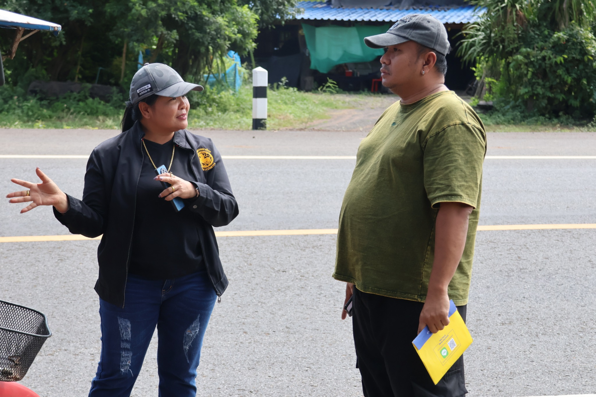 ลงพื้นที่ช่วยเหลือประชาชนซึ่งเกิดอุบัติเหตุทางท้องถนนพร้อมนำตัวส่งโรงพยาบาลครบุรี 