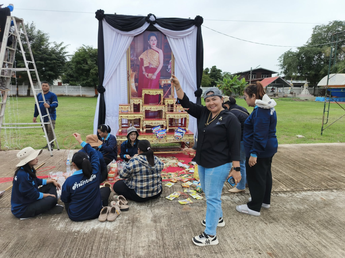 ลงพื้นที่จัดเตรียมสถานที่การจัดกิจกรรมประเพณีลอยกระทง ประจำปี 2568 