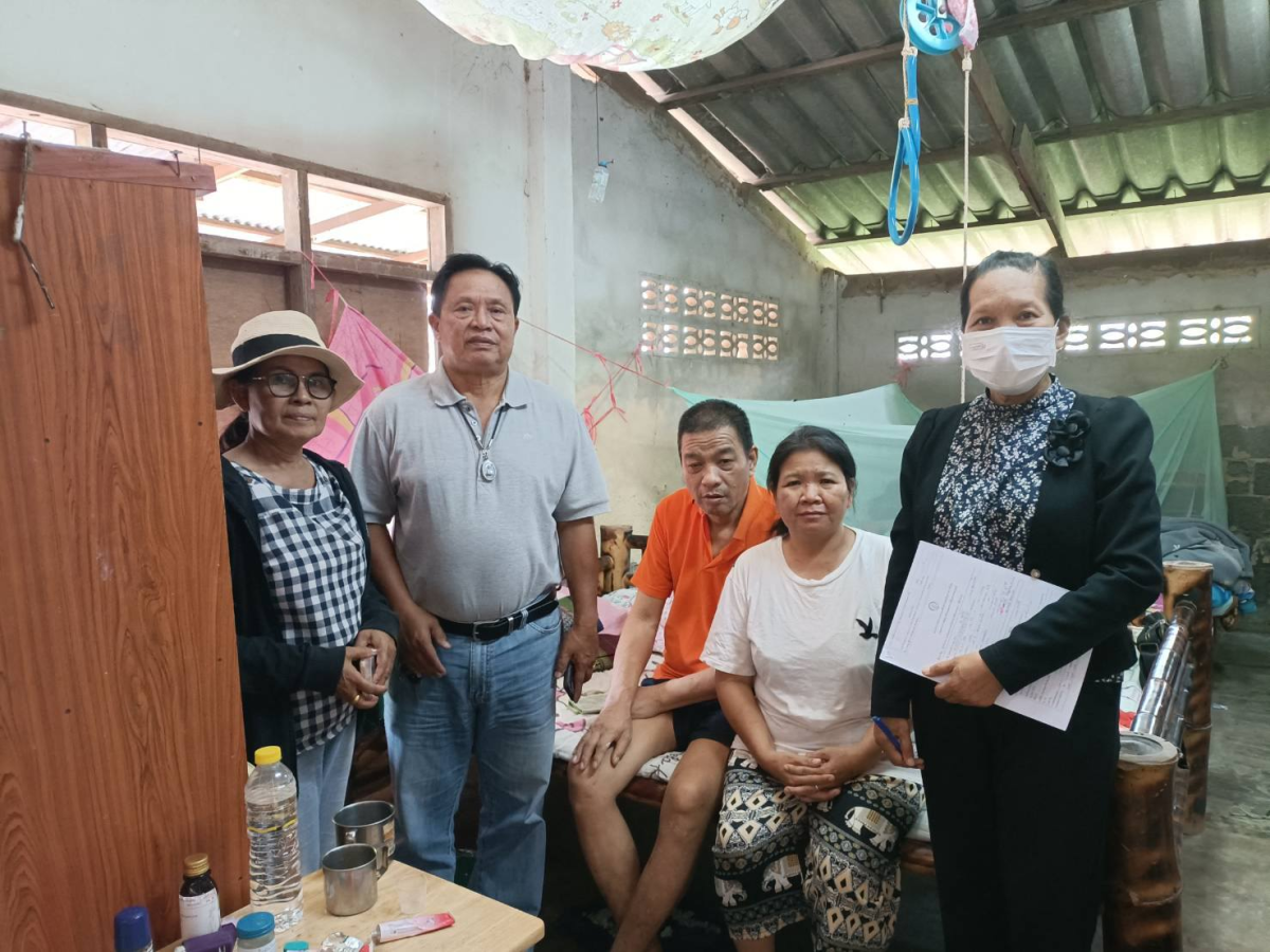 ลงพื้นที่สำรวจผู้ประสบปัญหาทางสังคมกระทรวงการพัฒนาสังคมและความมั่นคงของมนุษย์ 