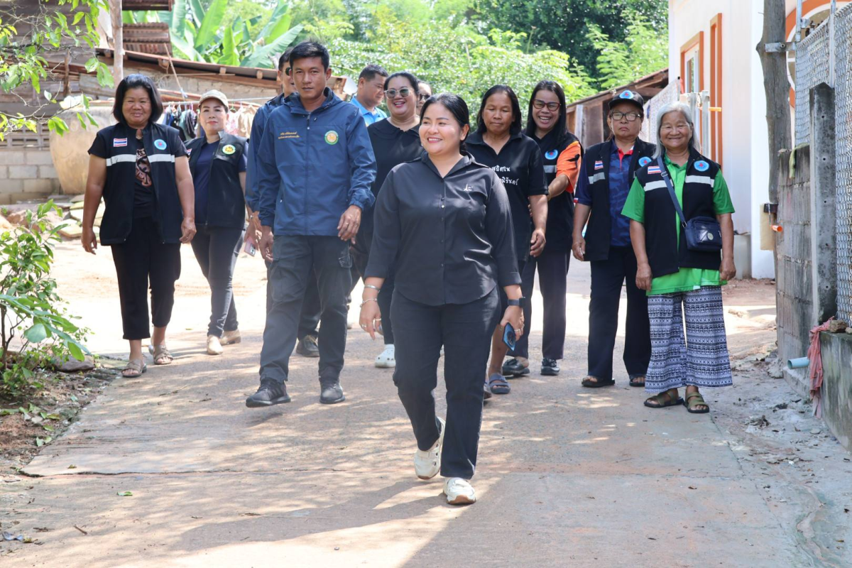 ลงพื้นที่สำรวจผู้ประสบปัญหาทางสังคมกระทรวงการพัฒนาสังคมและความมั่นคงของมนุษย์ เพื่อของบประมาณช่วยเหลือต่อไป 