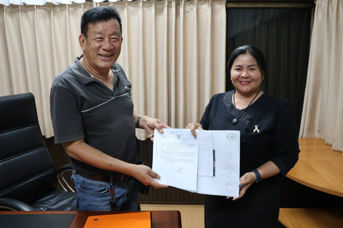 ลงพื้นที่ประสานแผนพัฒนาท้องถิ่นแบบบูรณาการ กับ นายบุญเติบ ชัชวาล นายกเทศมนตรีตำบลอรพิมพ์ เรื่องการปรับปรุงซ่อมแซมสะพานข้ามคลองจระเข้หิน