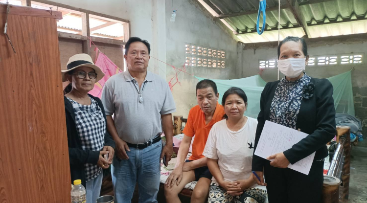 ลงพื้นที่สำรวจผู้ประสบปัญหาทางสังคมกระทรวงการพัฒนาสังคมและความมั่นคงของมนุษย์ 