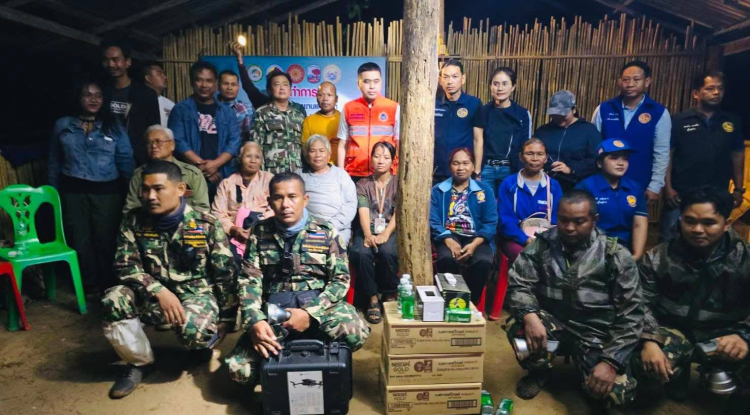 ลงพื้นที่ผลักดันช้างป่า 