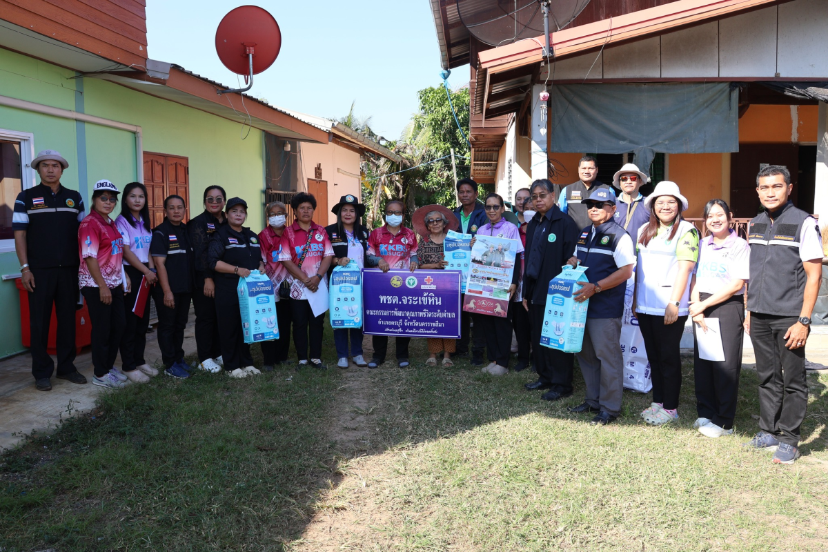ลงพื้นที่เยี่ยมบ้านมอบผ้าอ้อมผู้ใหญ่ให้แก่ผู้ที่มีภาวะพึ่งพิง ติดบ้าน ติดเตียง ตามโครงการการจัดบริการระบบดูแลระยะยาวด้านสาธารณสุขสำหรับผู้ที่มีภาวะพึ่งพิง ประจำปี พ.ศ 2568 ณ เขตเทศบาลตำบลจระเข้หิน 