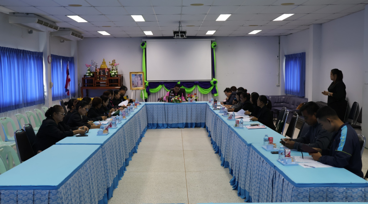 การประชุมระเบียบวาระการประชุมคณะอนุกรรมการกองทุนหลักประกันสุขภาพระดับท้องถิ่น เทศบาลตำบลจระเข้หิน