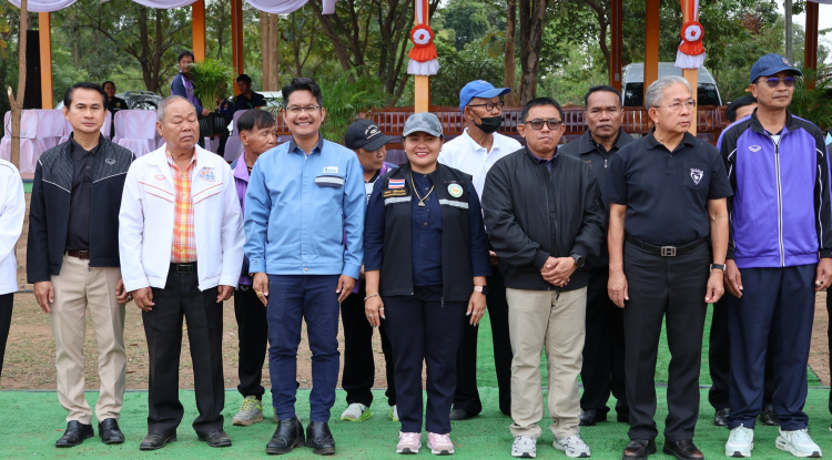 ได้เข้าร่วมในพิธีเปิดโครงการจัดการแข่งขันกีฬาครบุรีใต้เกมส์ ประจำปีงบประมาณ 2569