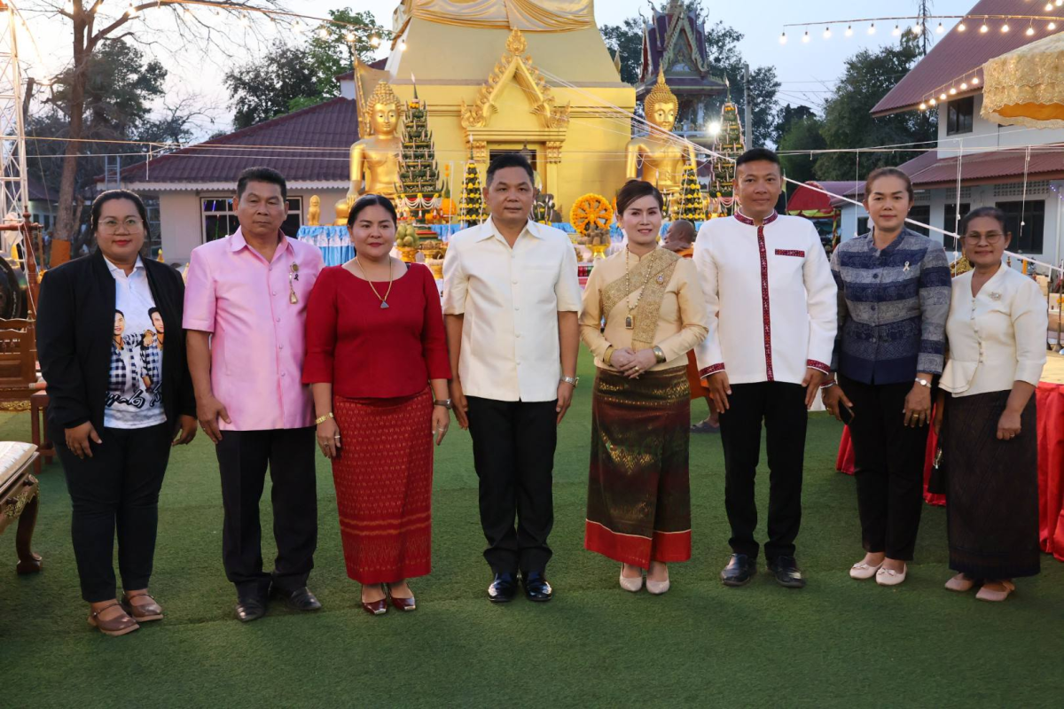 เทศบาลตำบลจระเข้หินได้เข้าร่วม พิธีสวดสะเดาะห์ต่อชะตา พิธีพุทธาภิเษก ในงานบุญกุ้มข้าวใหญ่ ประจำปี 2569