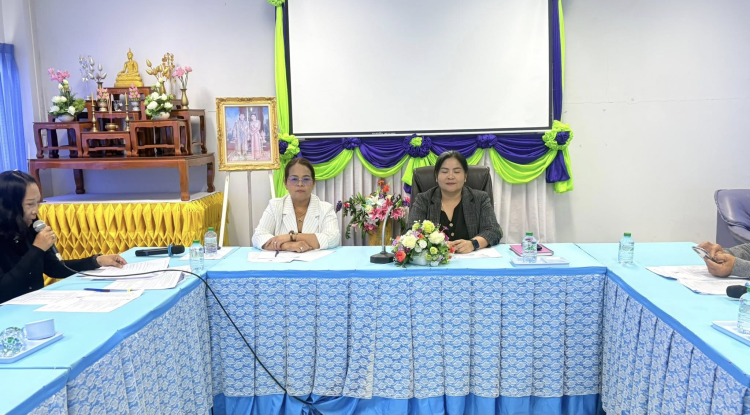 เทศบาลตำบลจระเข้หินได้เข้าประชุมกองทุนสวัสดิการฌาปนกิจสงเคราะห์ชมรมผู้สูงอายุเทศบาลตำบลจระเข้หิน